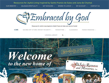 Tablet Screenshot of embracedbygod.org